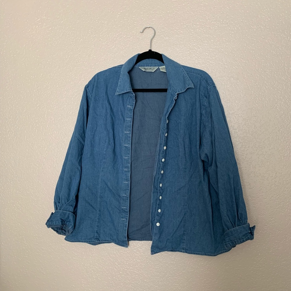 Vintage Eddie Bauer jean shirt